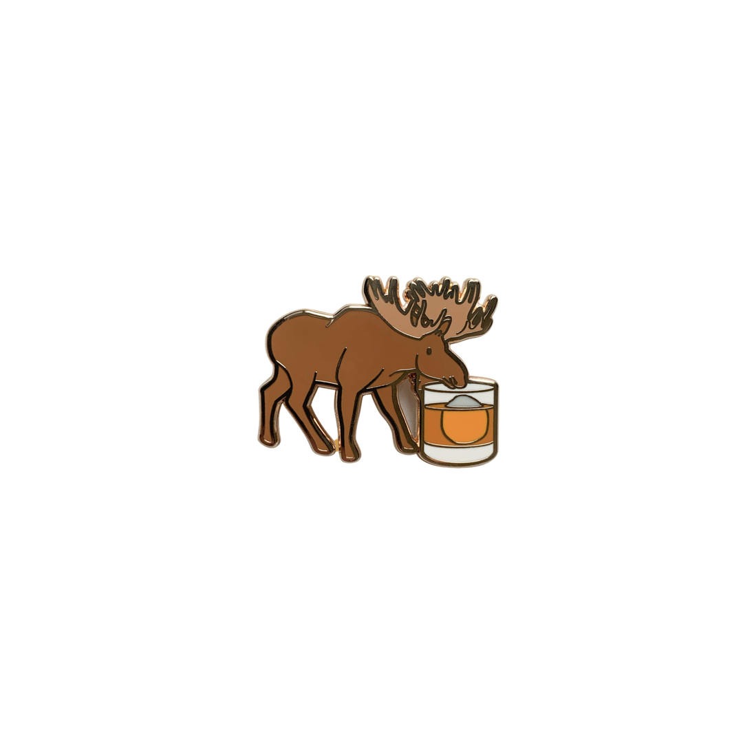 Canadian Moose Whisky Pin