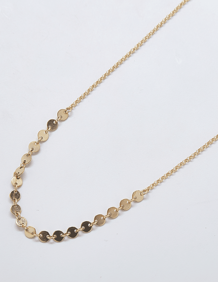 Gold Coin Choker Necklace