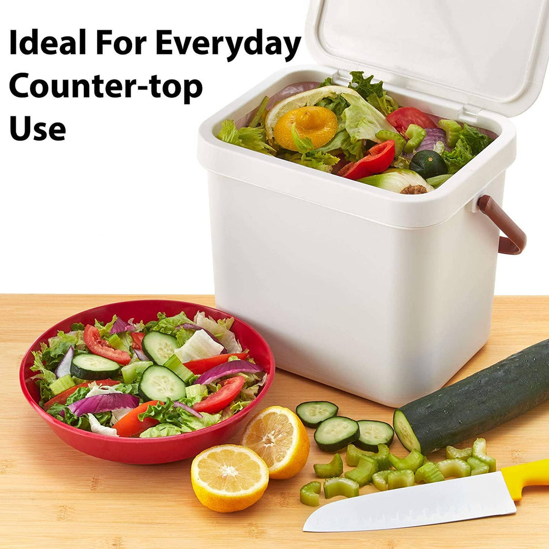 Oversized Plastic Kitchen Compost Bin