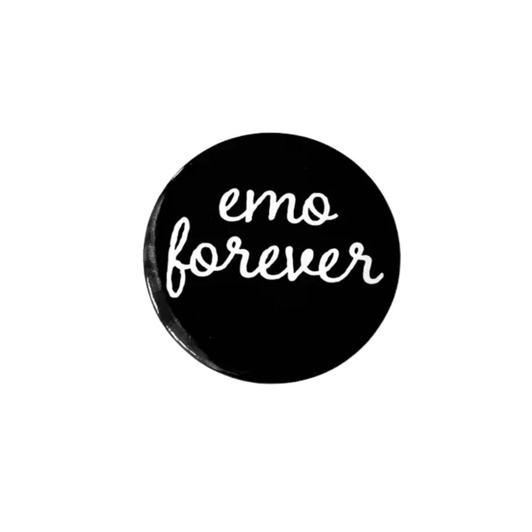 Emo forever retro style Pin