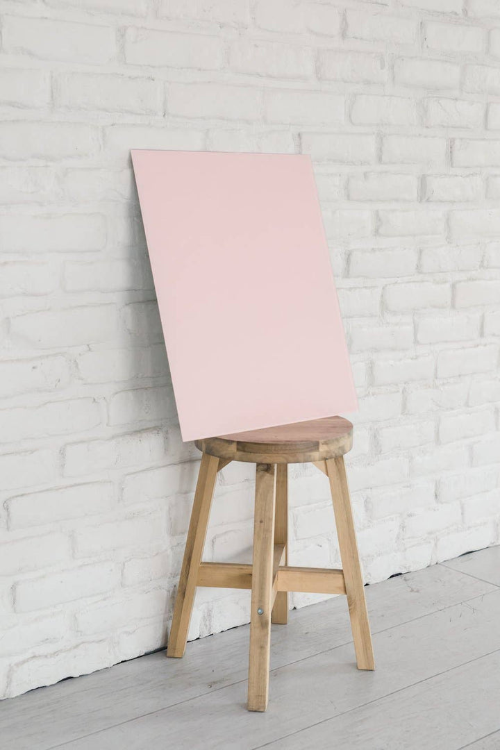 Glass Magnetic Dry Erase Board Pink 16x20"