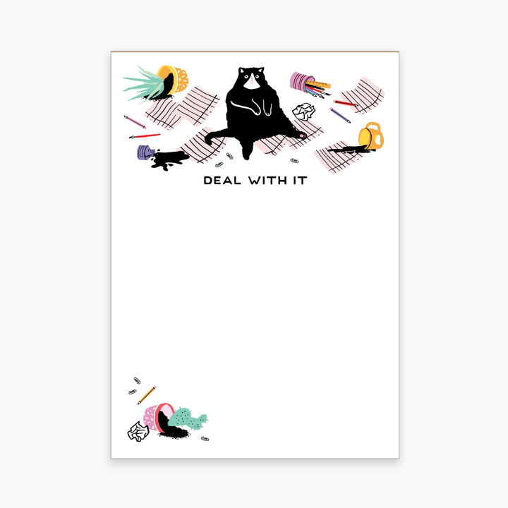 Deal With It Cat Notepad