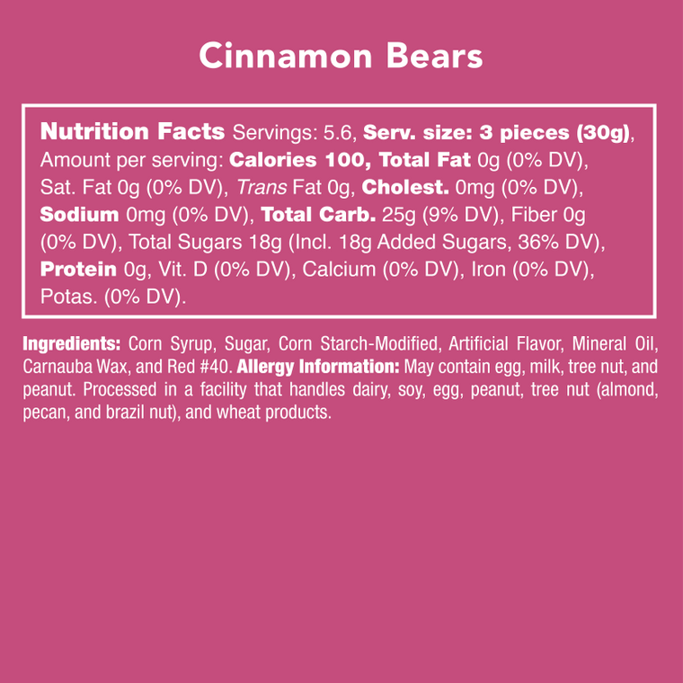 Cinnamon Bear Gummies