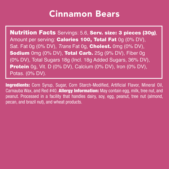 Cinnamon Bear Gummies