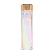 Blair Iridescent Glass Travel Infuser Mug