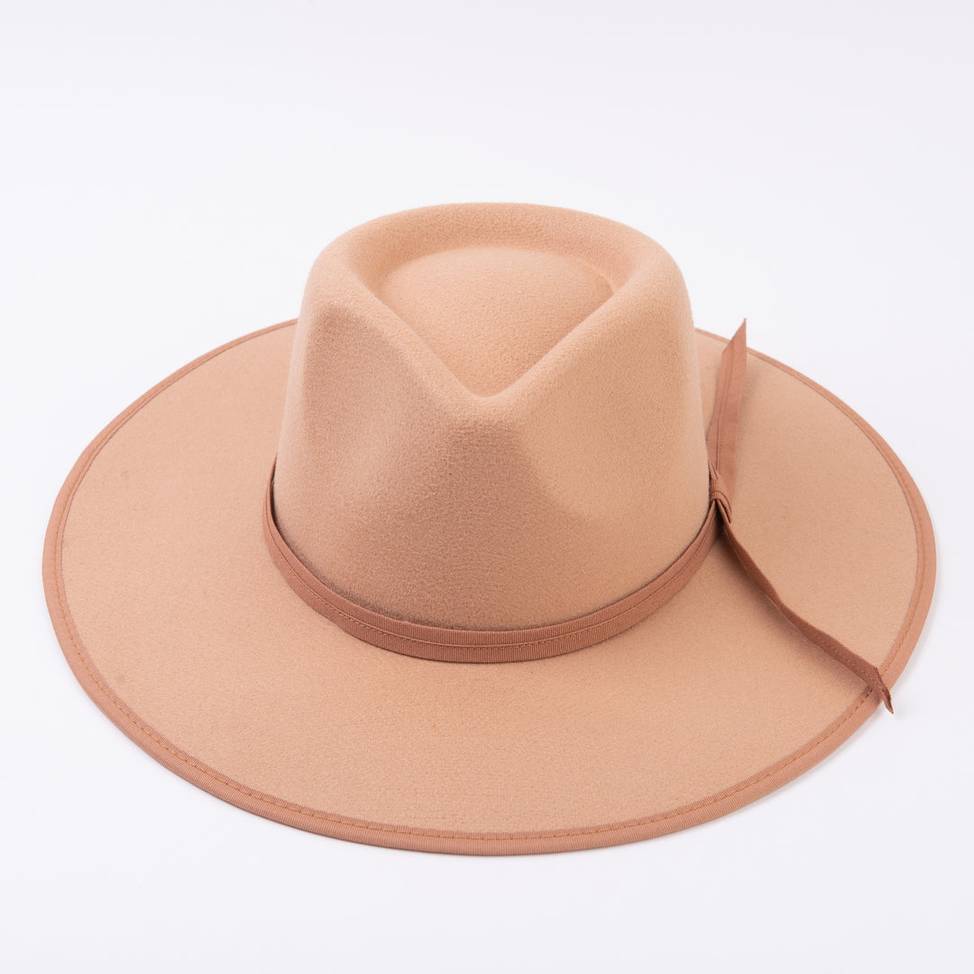Dylan Vegan Felt Rancher With Wavy Brim