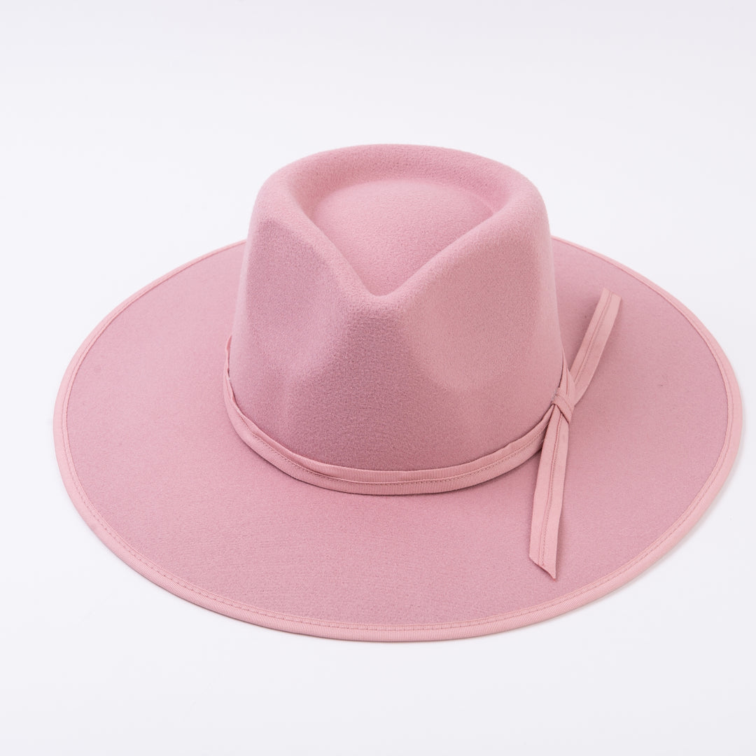 Dylan Vegan Felt Rancher With Wavy Brim