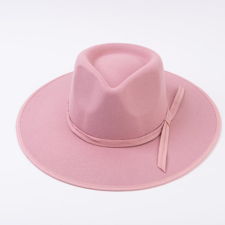 Dylan Vegan Felt Rancher With Wavy Brim