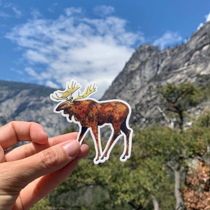 Moose Vinyl Sticker