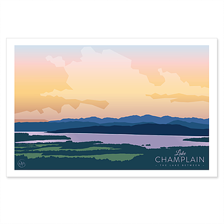 Lake Champlain - 12.5x19" print