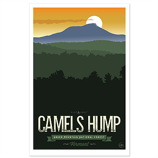Camel's Hump 12.5x19" print