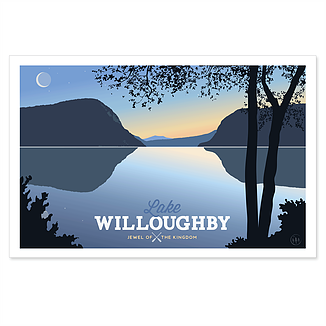 Lake Willoughby 12.5x19" print