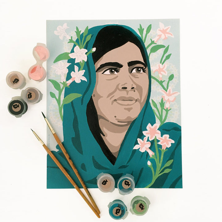 Malala with Jasmine Paint-by-Number Kit