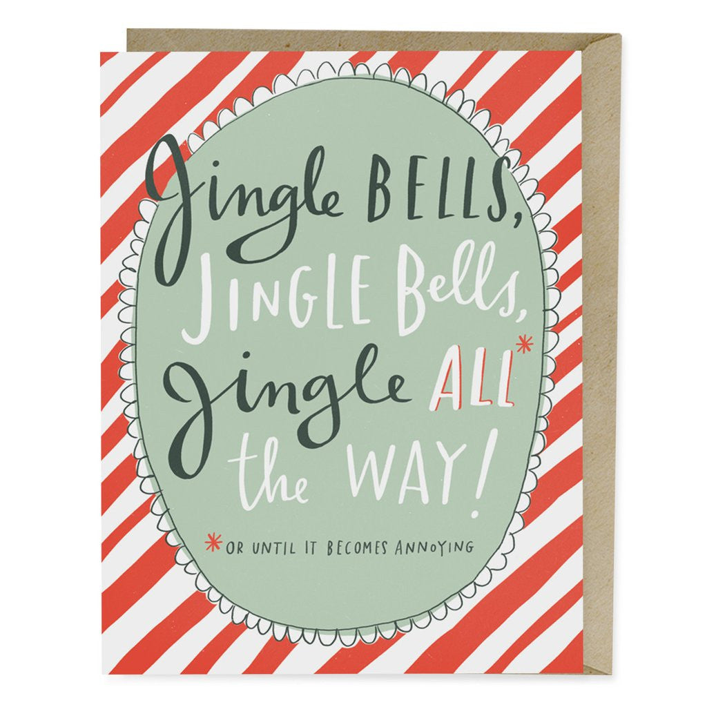 Jingle Bells Greeting Card