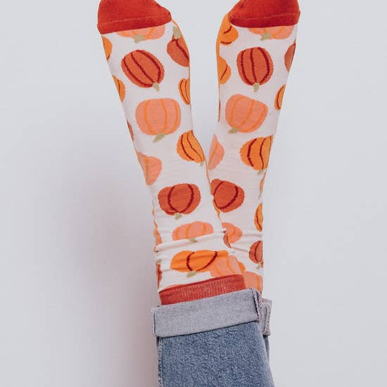 Pumpkin Pi Crew Socks