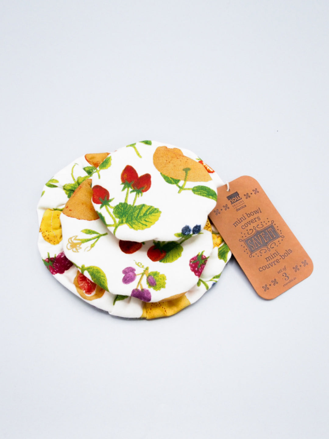 Fruit Salad Mini Bowl Cover - Set of 3