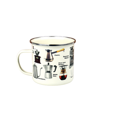 Coffee Enamel Mug