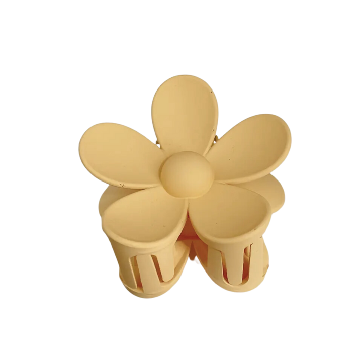 Large Flower Power Floral Hair Clip claw