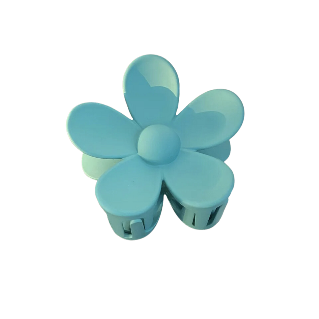 Large Flower Power Floral Hair Clip claw