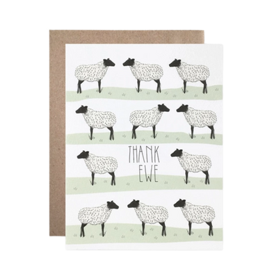 Thank You Ewe Card