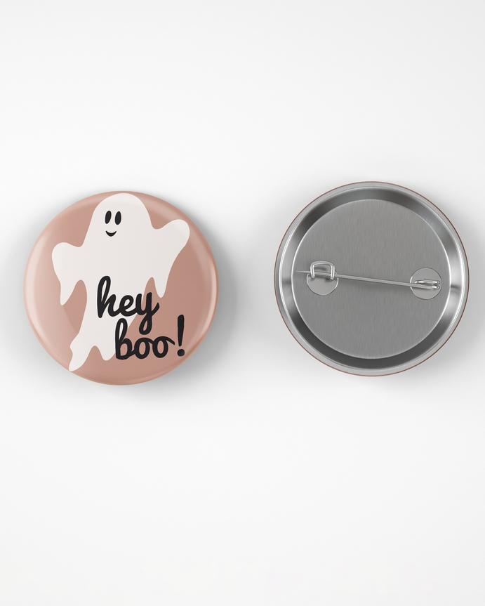 Hey Boo! Button