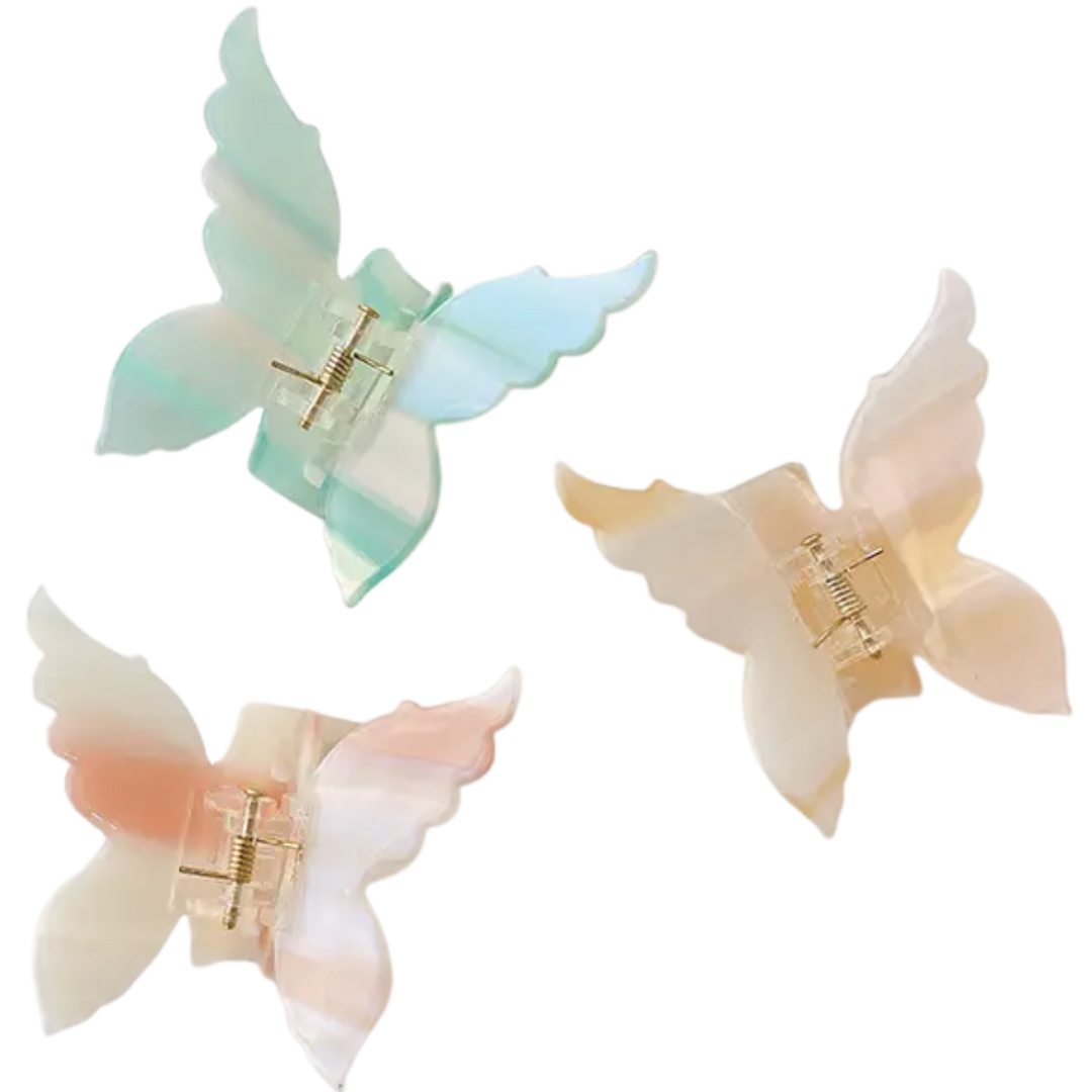 Vanessa | Colorful Butterfly Claw Clip (2.5 inch)