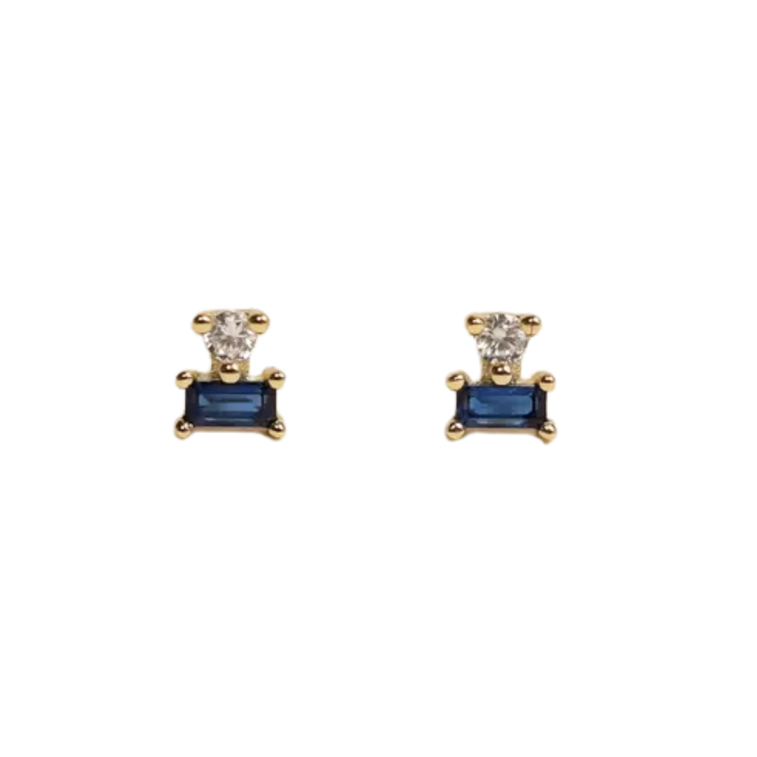 Sapphire Double Stud Stack