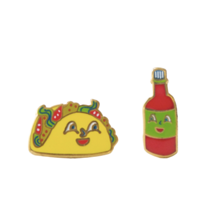 Taco & Hot Sauce Earrings