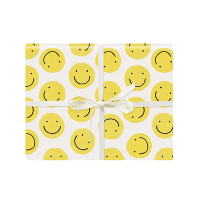 Smiley Gift Wrap - Roll of 3