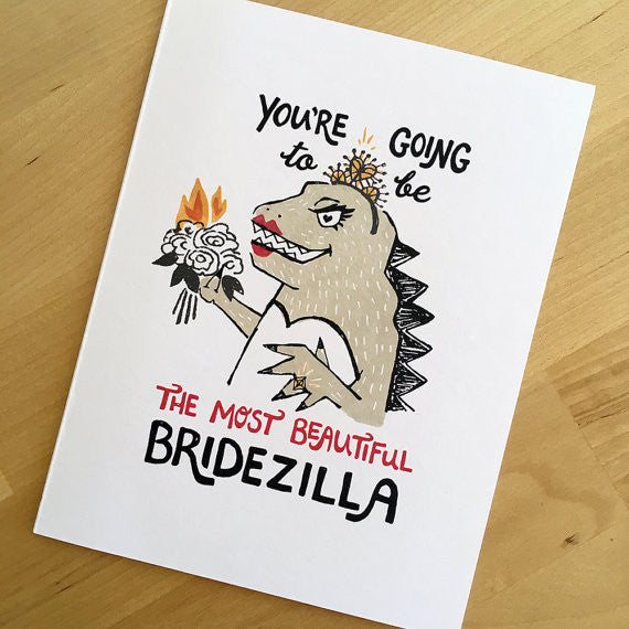 Beautiful Bridezilla Card