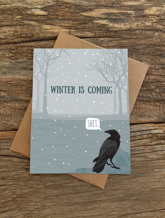 Winter is Coming Raven Box Set of 8