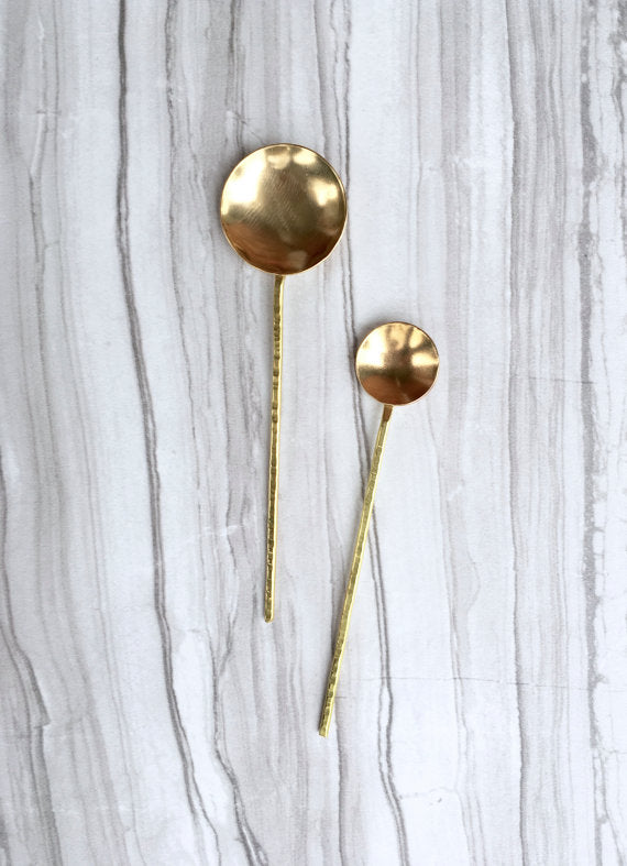 Brass Salt Spoon