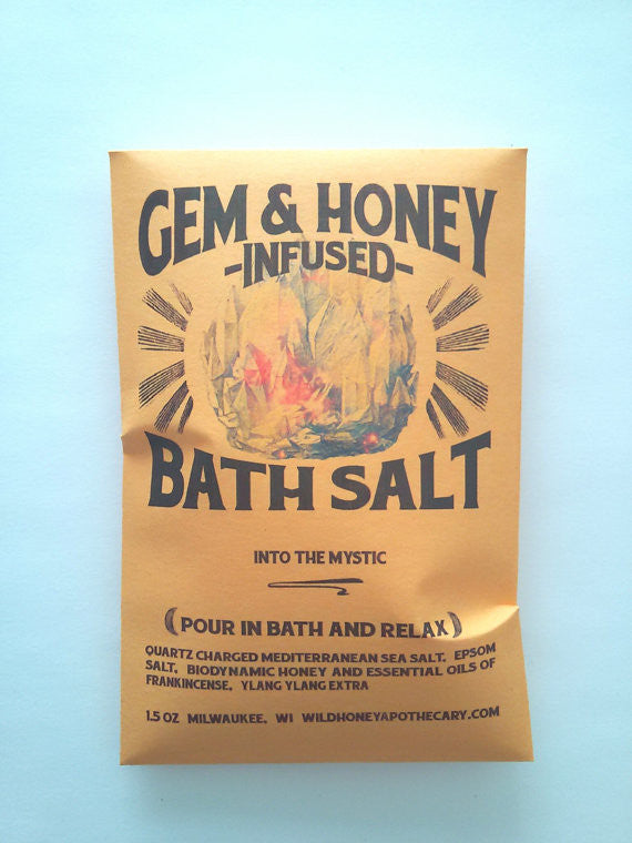 Into the Mystic Gem + Honey Infused Bath Salts