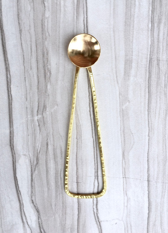 Deluxe Brass Mini Salt Spoon