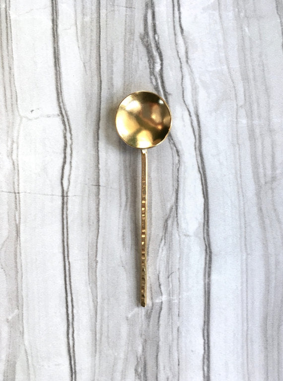 Brass Salt Spoon