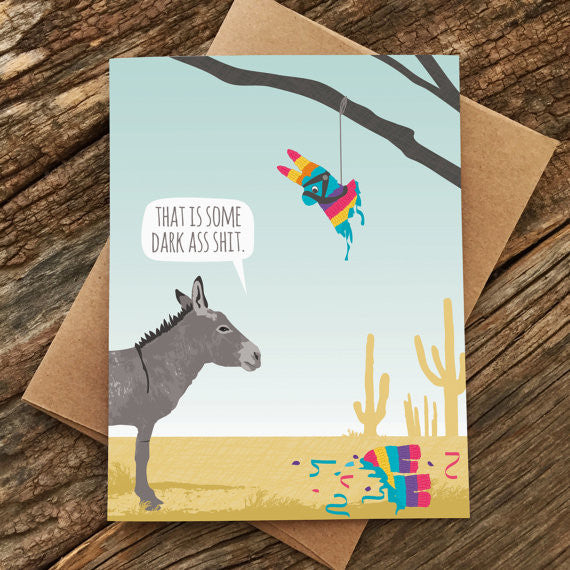 Donkey Birthday Card