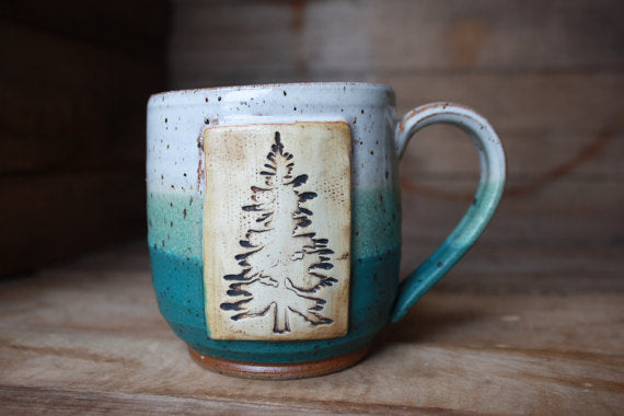 Coffee Mug Pine Tree