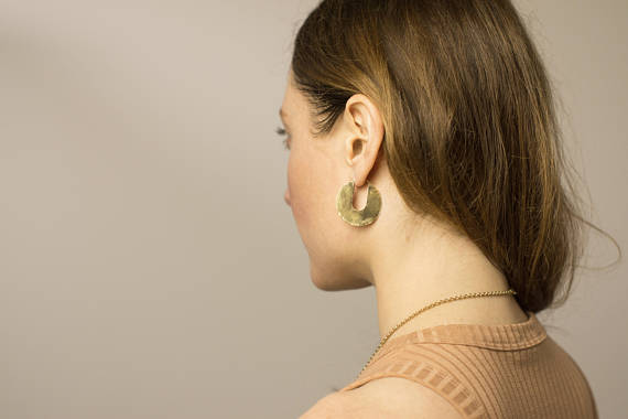 Lunetta Brass Earrings