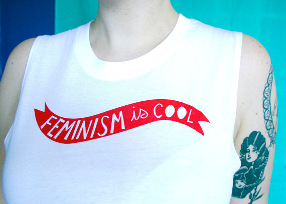 Feminism is Cool Muscle Tee