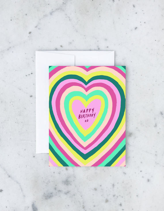 Birthday Rainbow Greeting Card