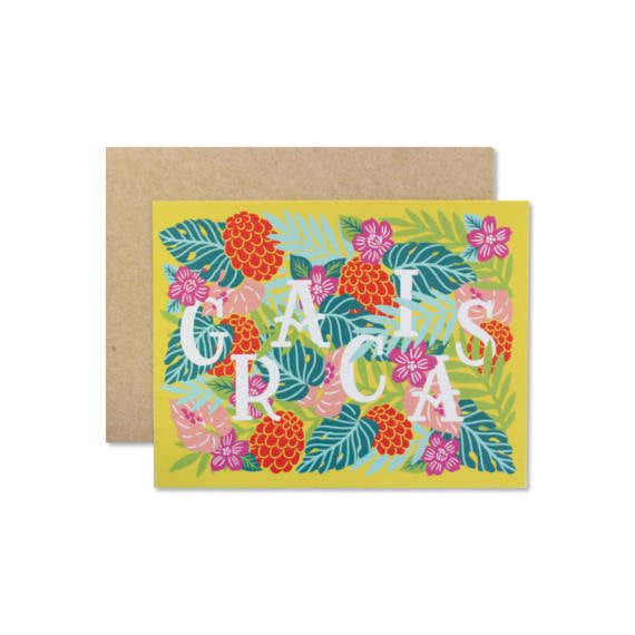 Gracias Greeting Card