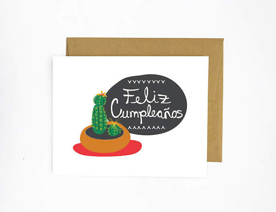 Felix Cumpleaños- Greeting Card
