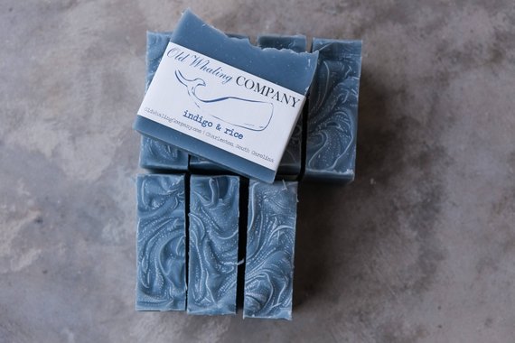 Indigo and Rice Bar Soap