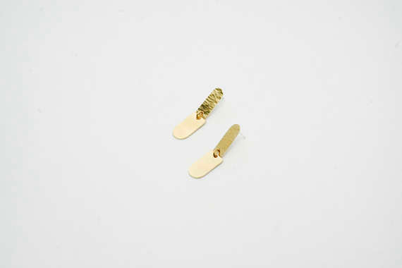 Vedette Brass Earrings