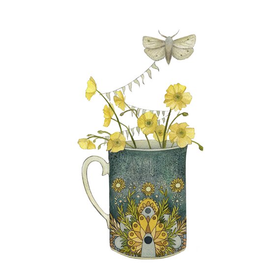 Collector Cups: The Moth - Greeting Card