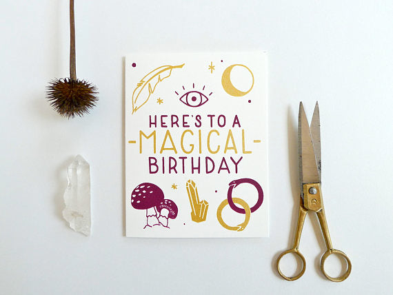 Magical Birthday Card // by Middle Dune