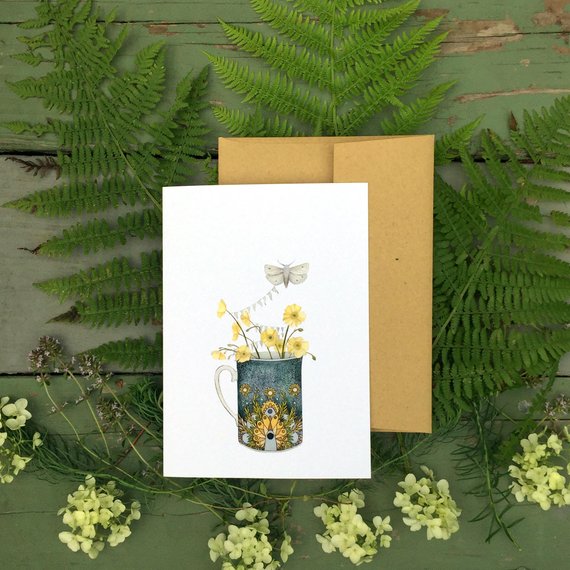 Collector Cups: The Moth - Greeting Card
