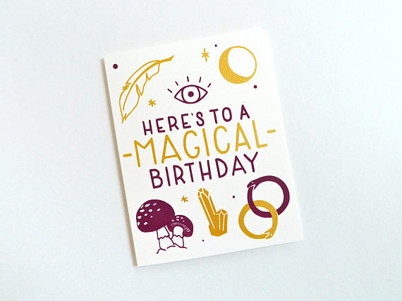 Magical Birthday Card // by Middle Dune