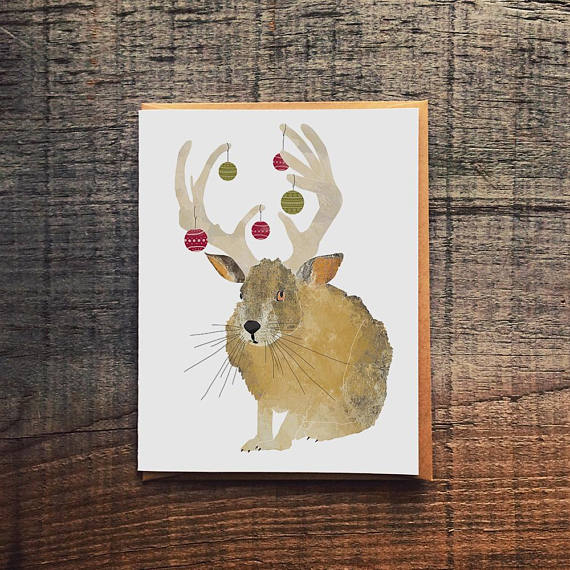 Jackalope Greeting Card