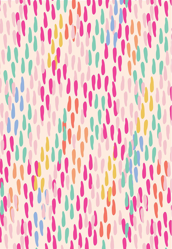 Rainbow Confetti Dots Wrapping Paper Sheets - WATERBURY